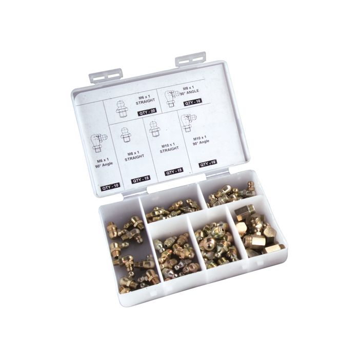 80-Piece Grease Fitting Set