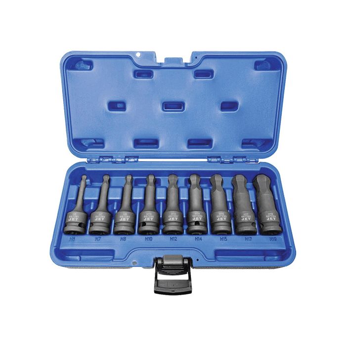 1/2" Drive Metric Ball Nose Hex Impact Socket Set