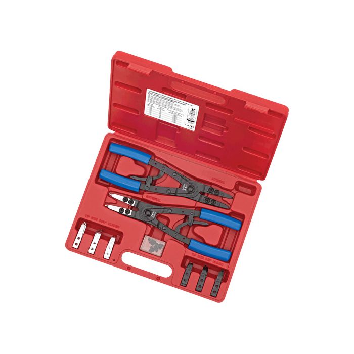 Heavy-Duty Ratcheting Snap Ring Pliers Set