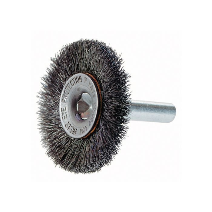 Crimped Wire Wheel Brush with 1/4" Shank