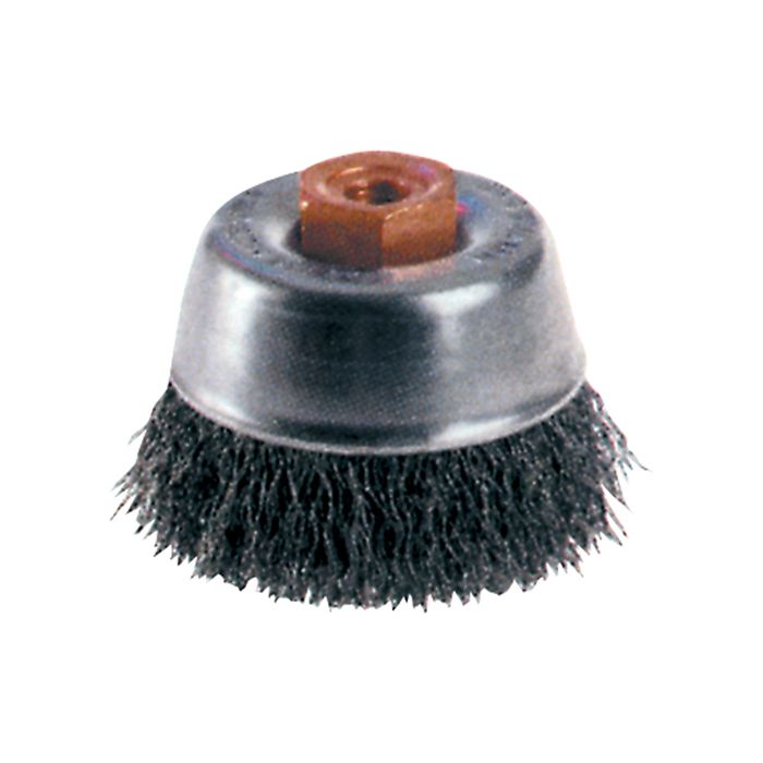 Crimped Wire Cup Brushes - High Speed Small Grinder