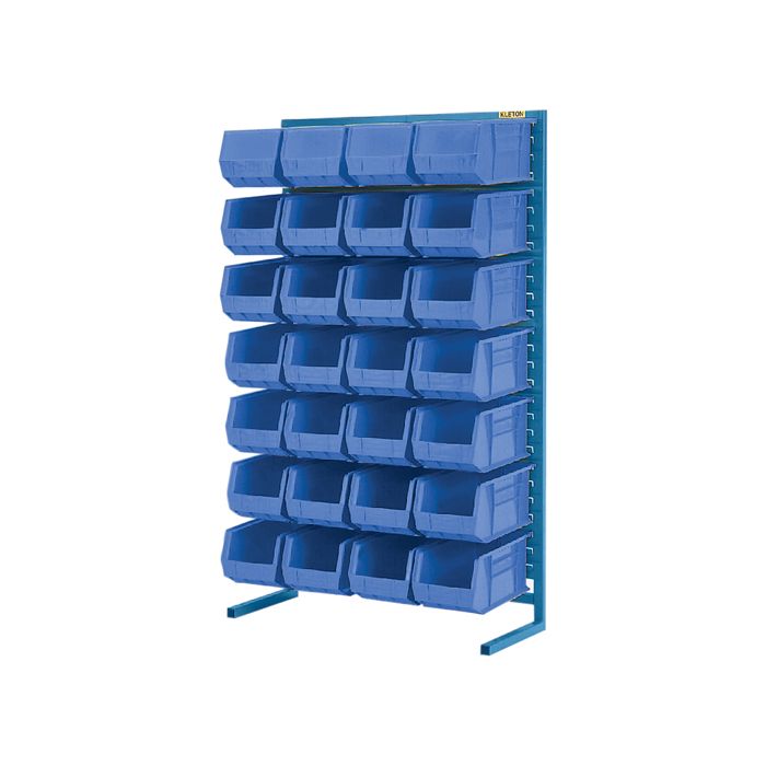 Single-Sided Stationary Bin Rack