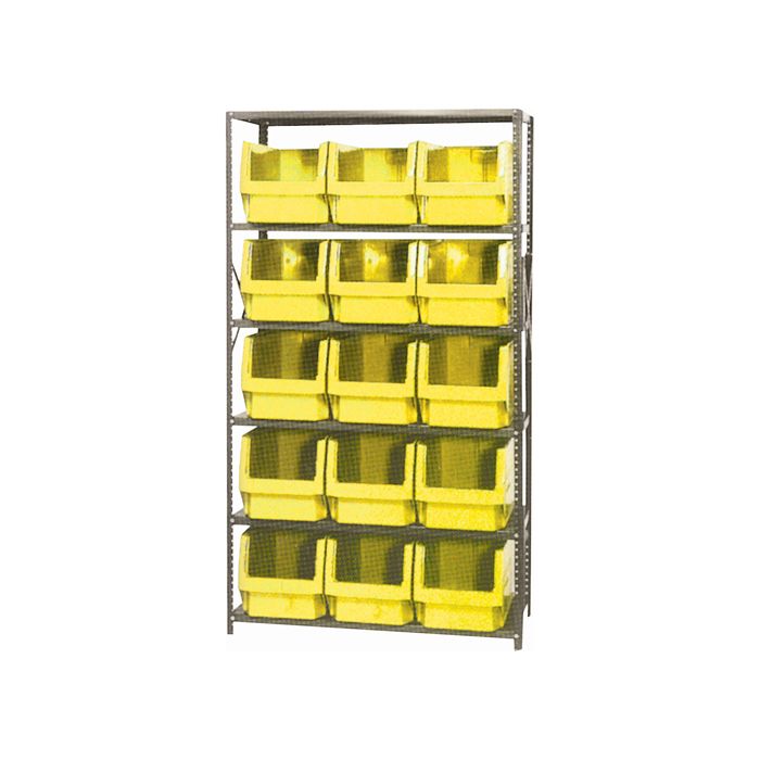 Shelving Unit with Stacking Bins