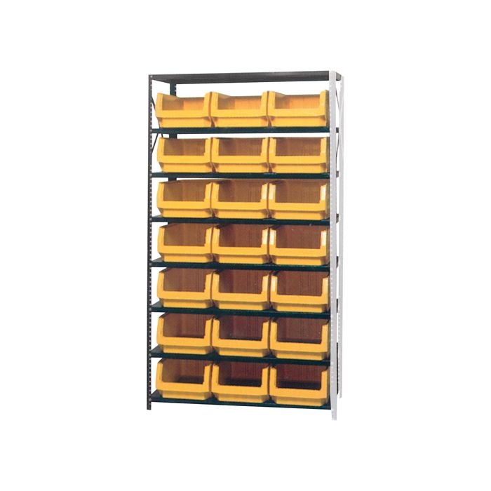 Shelving Unit with Stacking Bins