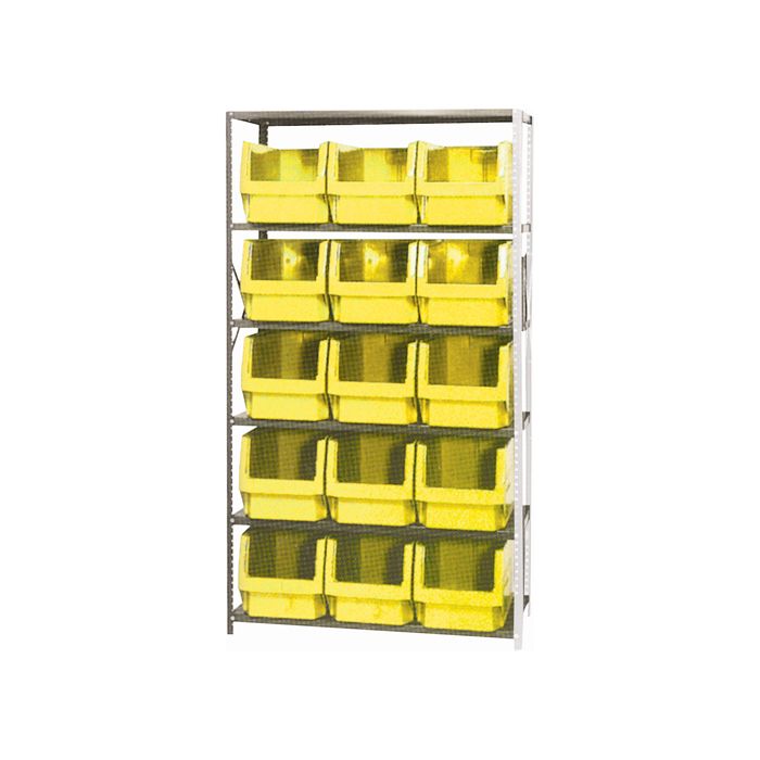 Shelving Unit with Stacking Bins