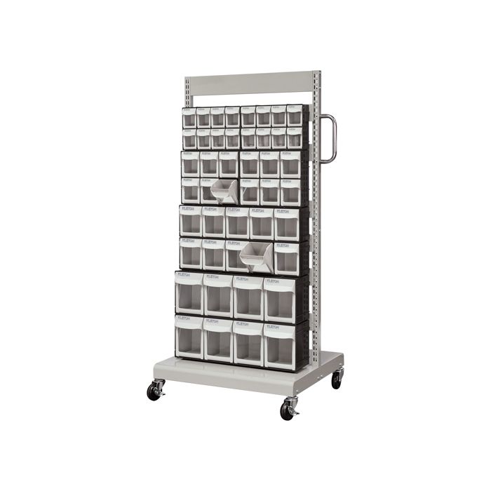 Mobile Tilt Bin Rack