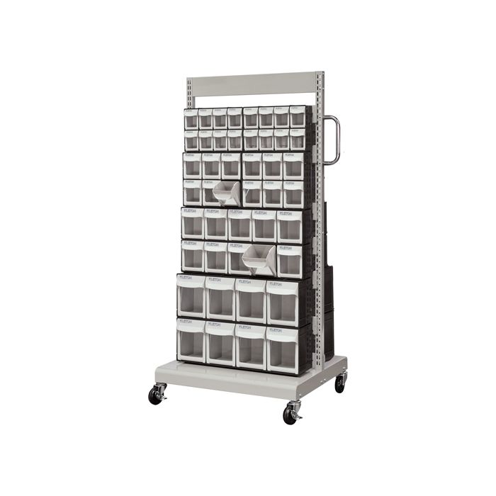 Mobile Tilt Bin Rack