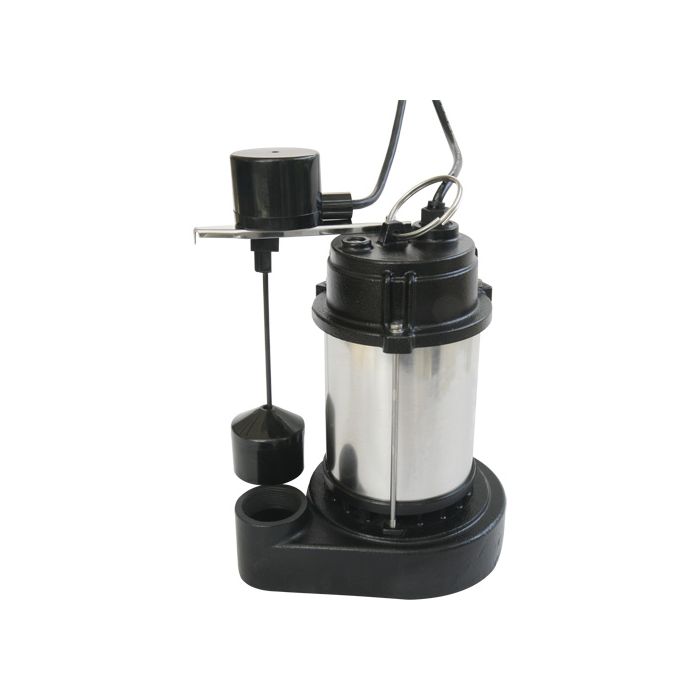 Stainless Steel Housing-Cast Iron Base Sump Pump