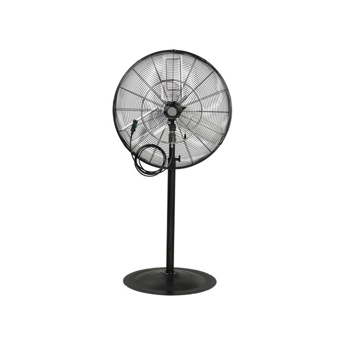 Outdoor Misting and Oscillating Pedestal Fan