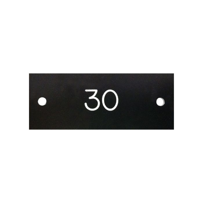 Locker Number Plates