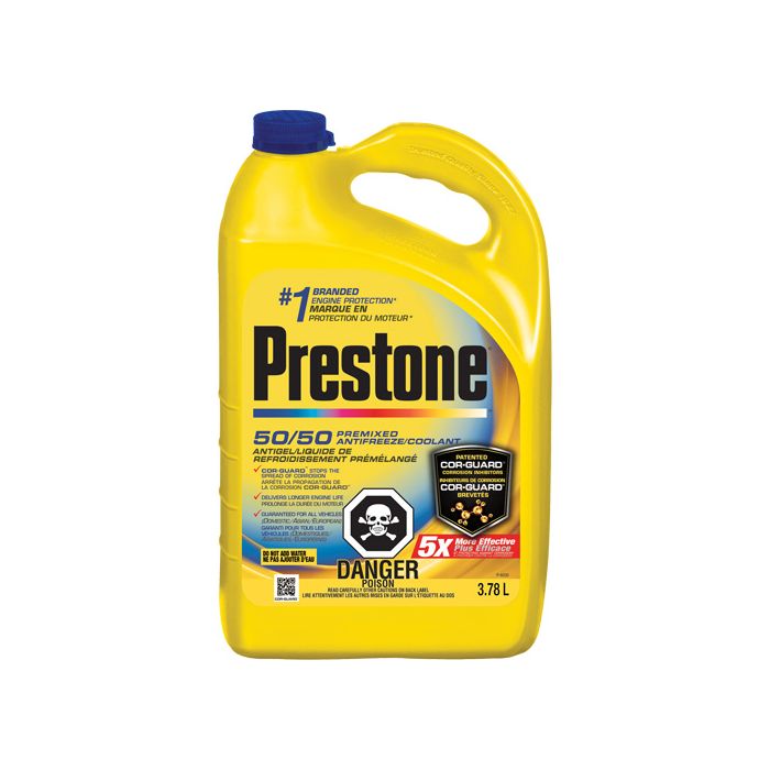 50/50 Prediluted Engine Antifreeze/Coolant