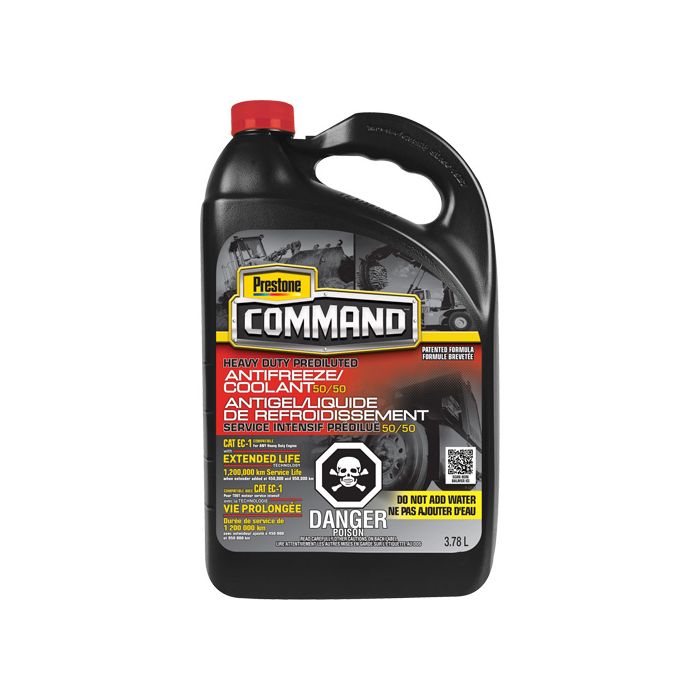 Command® Heavy-Duty NOAT 50/50 Prediluted Antifreeze/Coolant