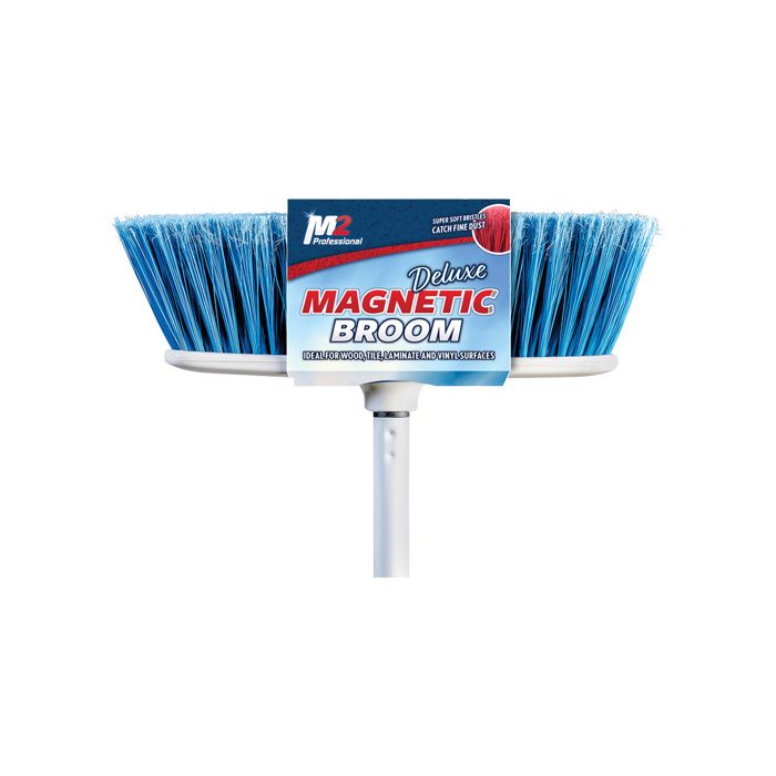 Flat Magnetic Indoor Broom with Handle