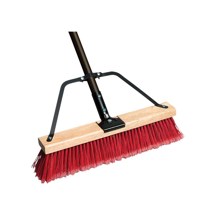 Ryno Push Broom with Braced Handle