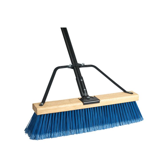 Ryno Push Broom with Braced Handle