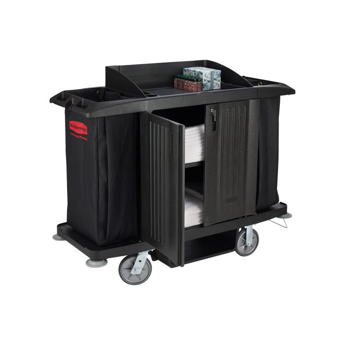 Executive Full-Size Housekeeping Cart with Doors