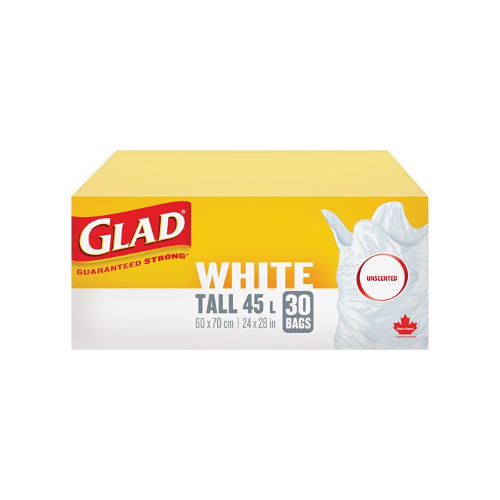 Tall 45L Unscented Garbage Bags