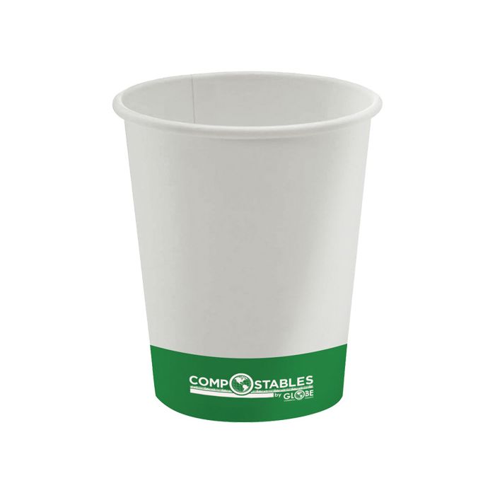 Single Wall Hot/Cold Compostable Paper Cups