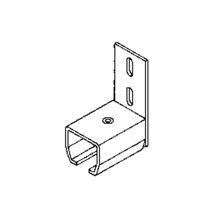 Curtain Partition Wall Mount End Connector