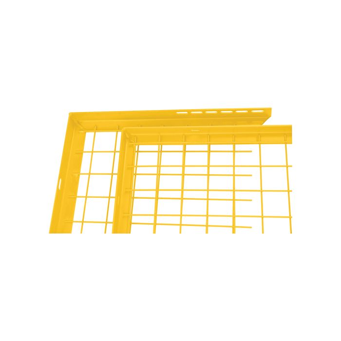 Wire Mesh Partition Components - Adjustable Filler Panels