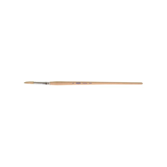 Pure White Bristle Round Marking Paint Brush