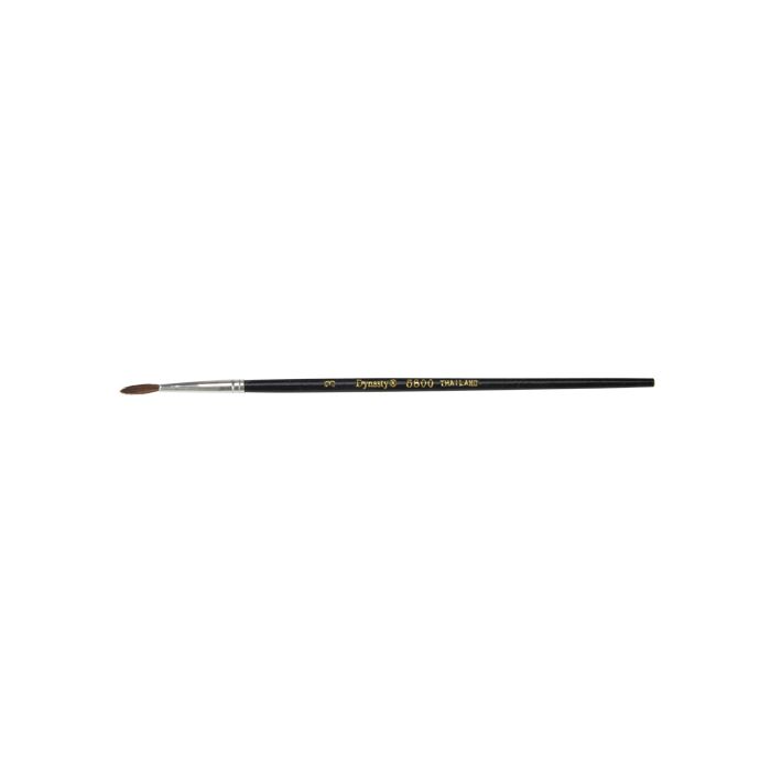 Black Pointed Bristle Artist Brush