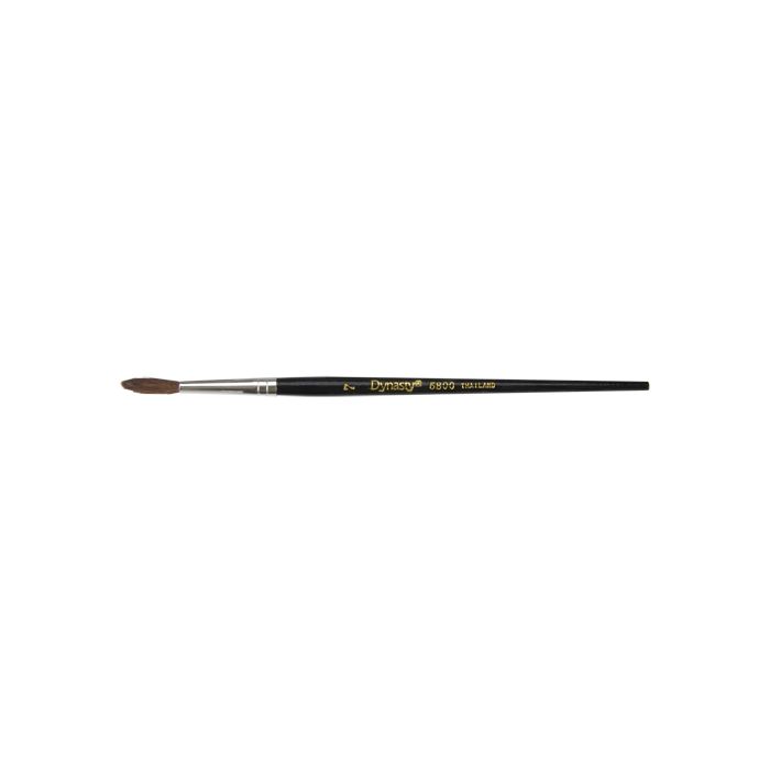 Black Pointed Bristle Artist Brush