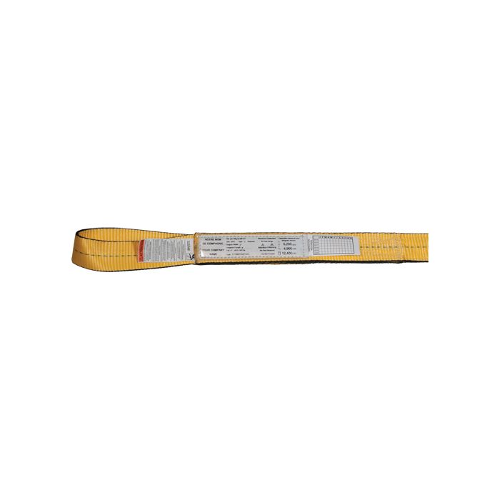 Nylon Slings, Single Ply, Double Eye, Type 3, 3" W x 6' L, 4700 lbs. Vertical Load Limit