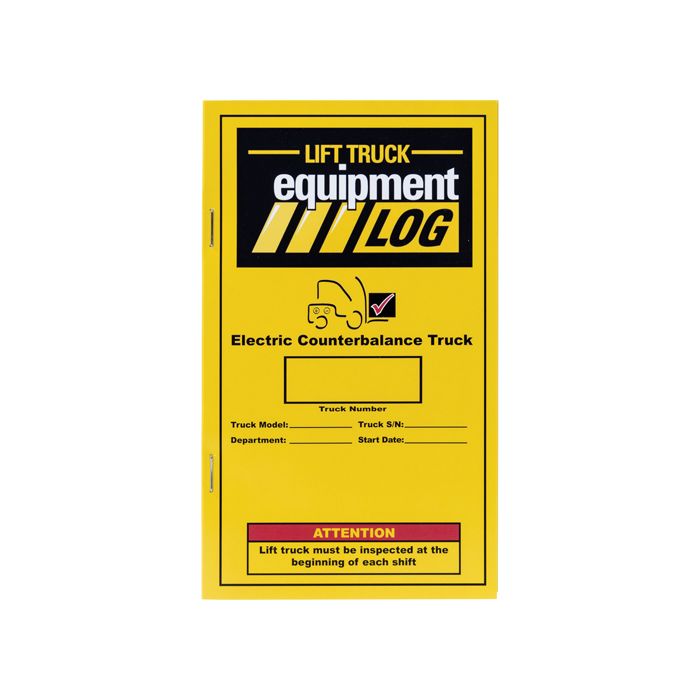 Forklift Replacement Truck Log Book