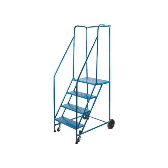 CSA Rolling Step Ladder with Spring-Loaded Front Casters