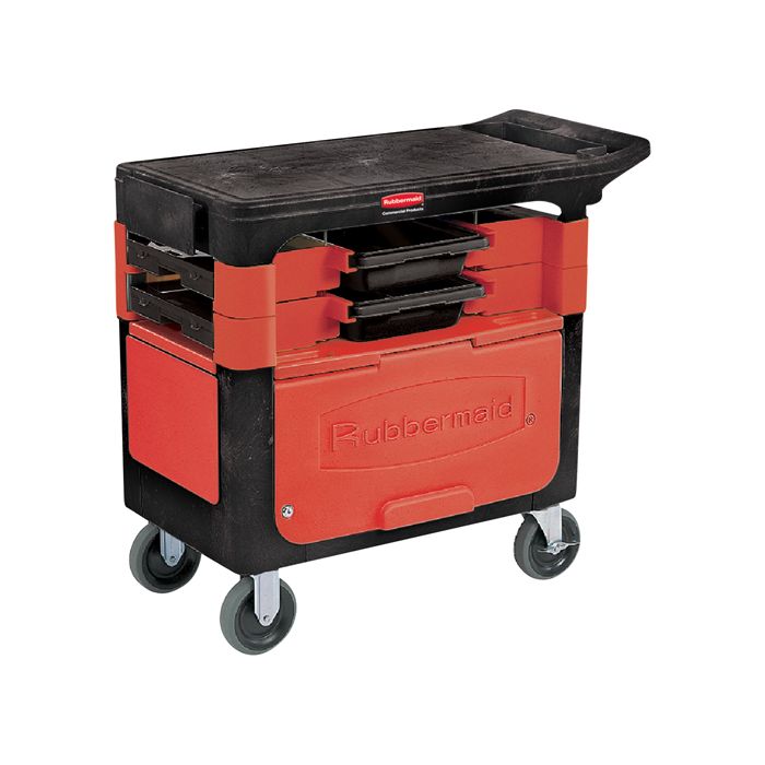 Trades Carts With Lockable Cabinet