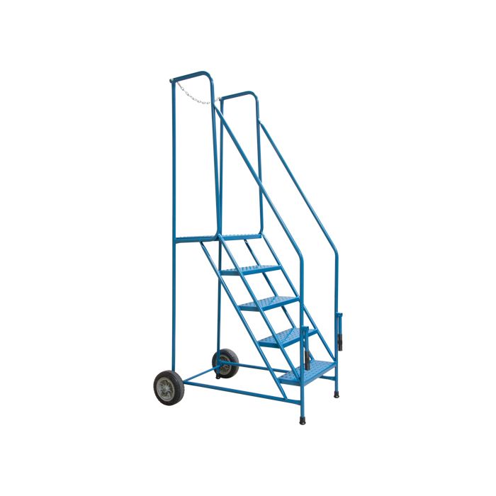 Trailer Access Rolling Ladder with Rails