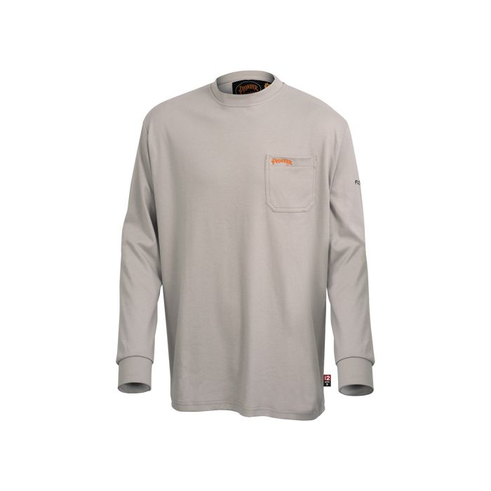 Flame-Resistant Long-Sleeved Cotton Shirt