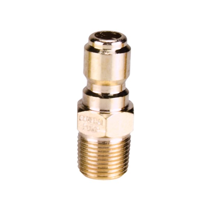 3/8" Male Plated Steel Quick Disconnect Plug