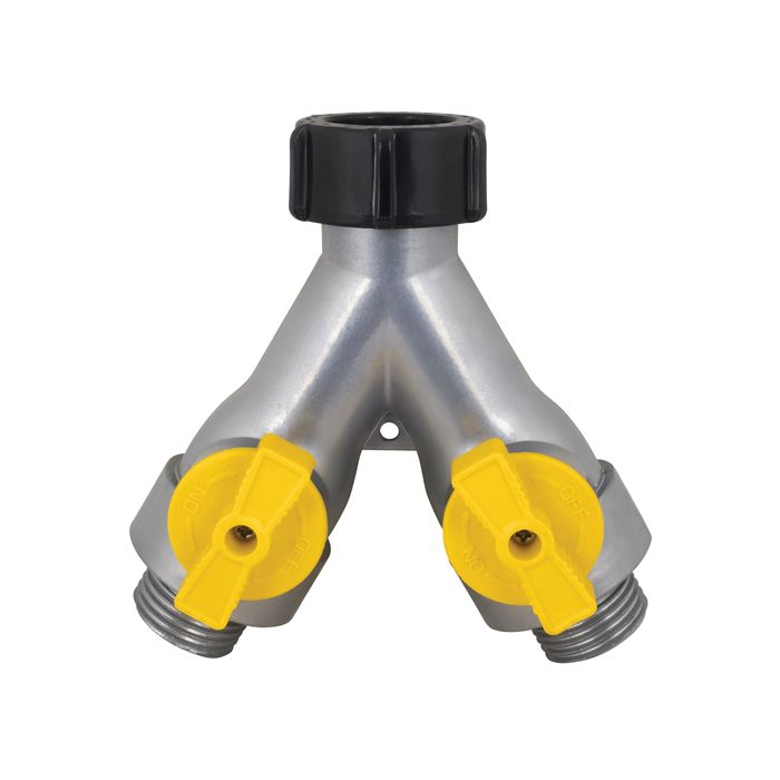 HiFlo™ Metal Hose 2-Way "Y" Connectors