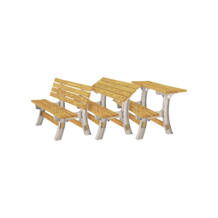 Basics® Flip Top Park Bench / Table