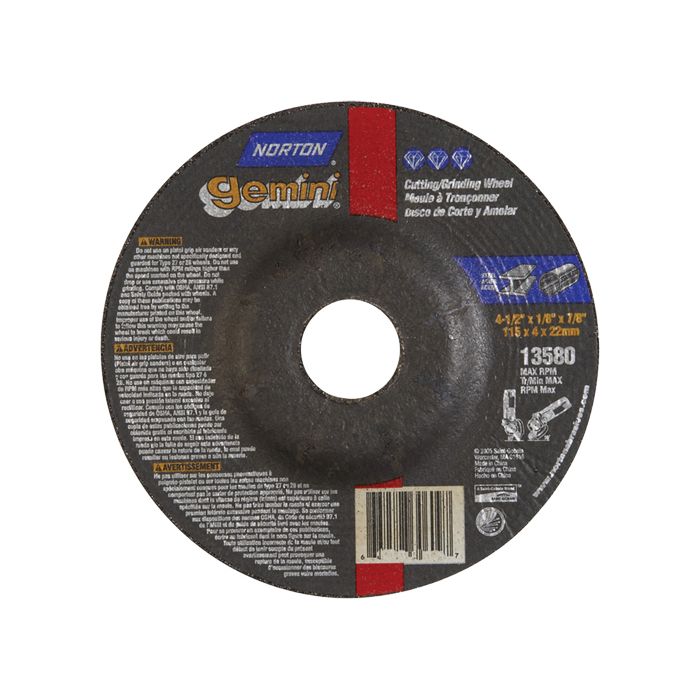 Gemini® Depressed Centre Grinding Wheels