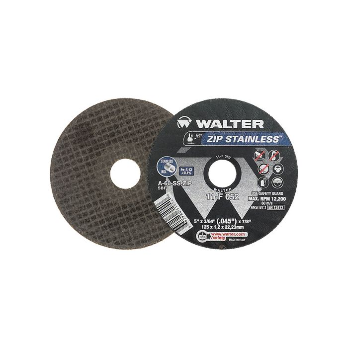 Zip™ Stainless Right Angle Grinder Reinforced Cut-Off Wheels