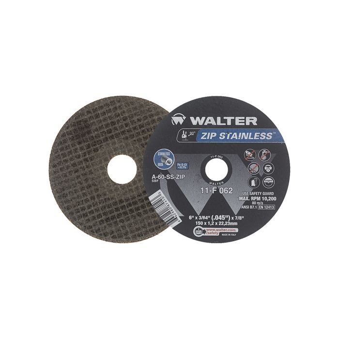 Zip™ Stainless Right Angle Grinder Reinforced Cut-Off Wheels