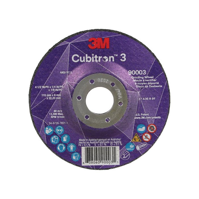 Cubitron™ 3 Depressed Centre Grinding Wheel