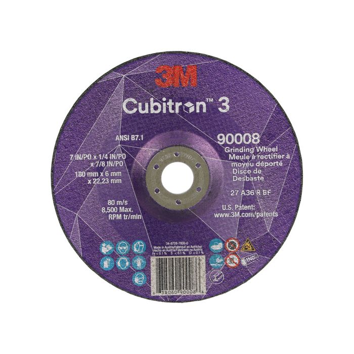 Cubitron™ 3 Depressed Centre Grinding Wheel