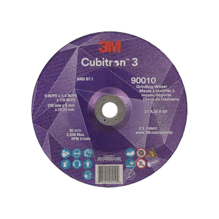 Cubitron™ 3 Depressed Centre Grinding Wheel