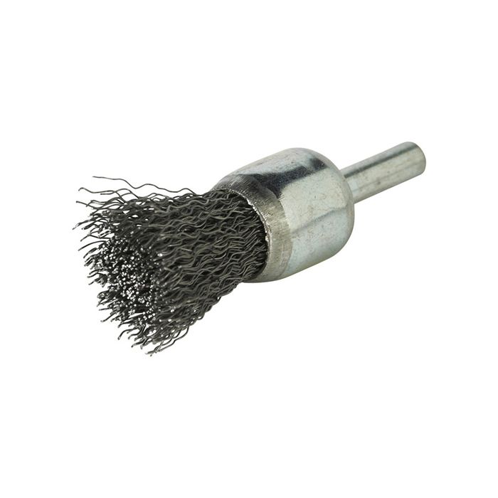 Stem Mounted Crimped Wire Brush