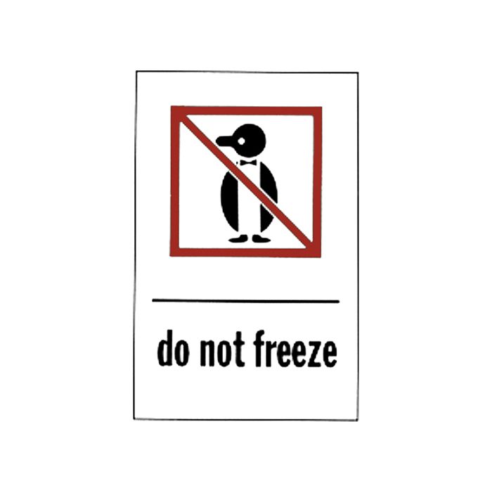 "Do Not Freeze" Special Handling Labels