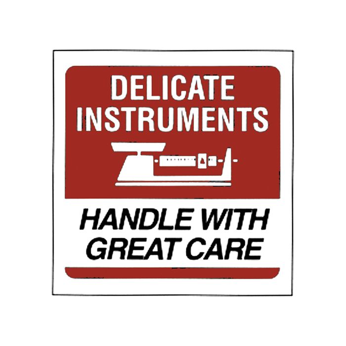 "Delicate Instruments" Special Handling Labels