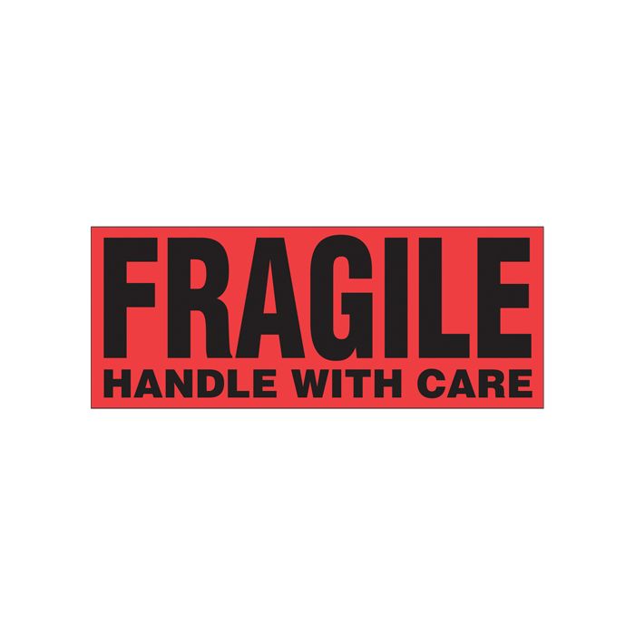 "Fragile Handle with Care" Special Handling Labels