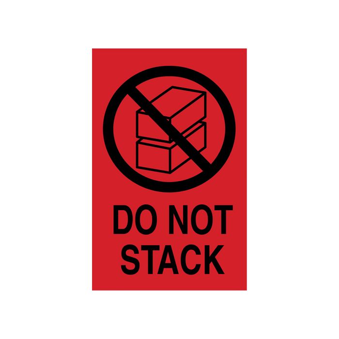 "Do Not Stack" International Shipping Labels