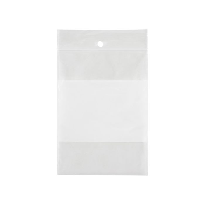 White Block Poly Bags