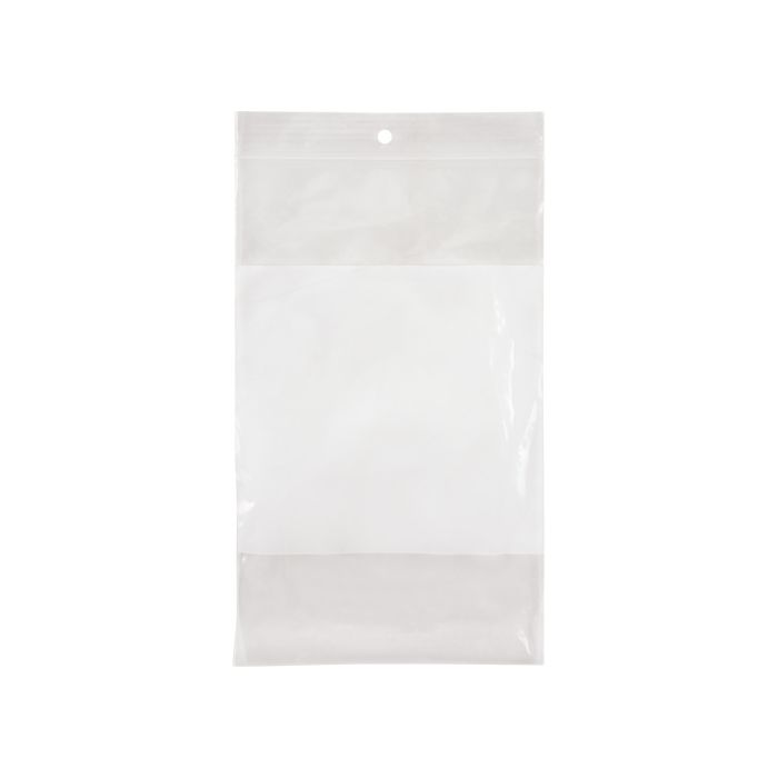 White Block Poly Bags