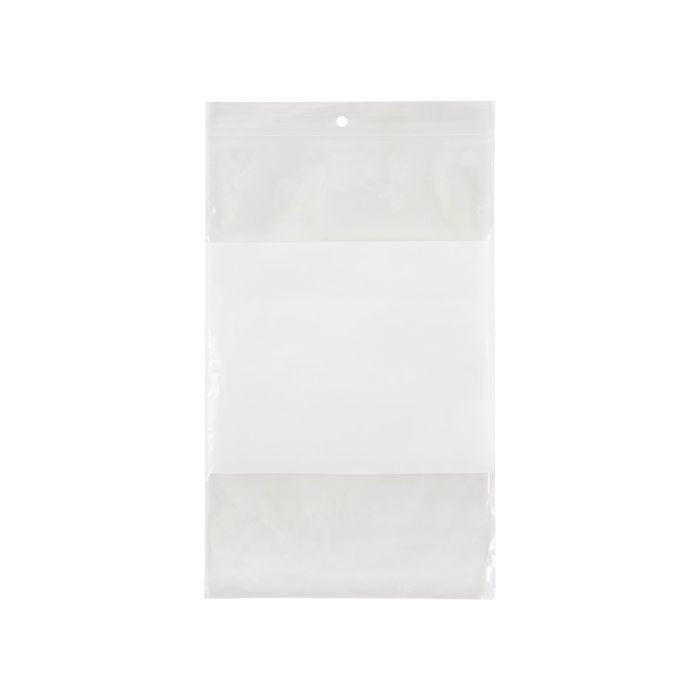 White Block Poly Bags